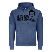 Vintage Denim be curious not judgemental Vintage Hoodie - artisFamous