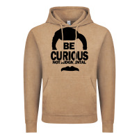 Vintage Coffee be curious not judgmental Vintage Hoodie - artisFamous