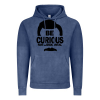 Vintage Denim be curious not judgmental Vintage Hoodie - artisFamous