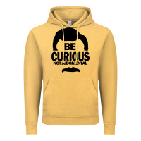 Vintage Mustard be curious not judgmental Vintage Hoodie - artisFamous