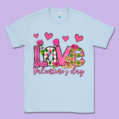 Love Valentine's Day Olivia Classic Tee Designed By Oliviacreatesart