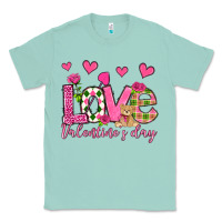 Seafoam love valentine's day olivia Classic Tee - OliviaCreatesArt