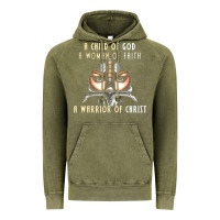 Vintage Olive child of god woman of faith warrior of christ Vintage Hoodie - artisFamous