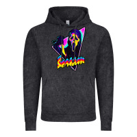 Vintage Black scream horror movie Vintage Hoodie - artisFamous
