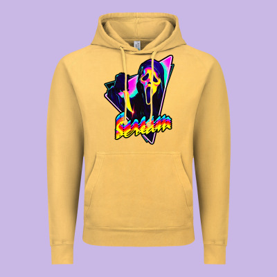 Scream Horror Movie Vintage Hoodie Designed By Artisfamous