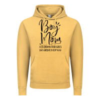 Vintage Mustard boy mom less drama than girls but harder to Vintage Hoodie - artisFamous