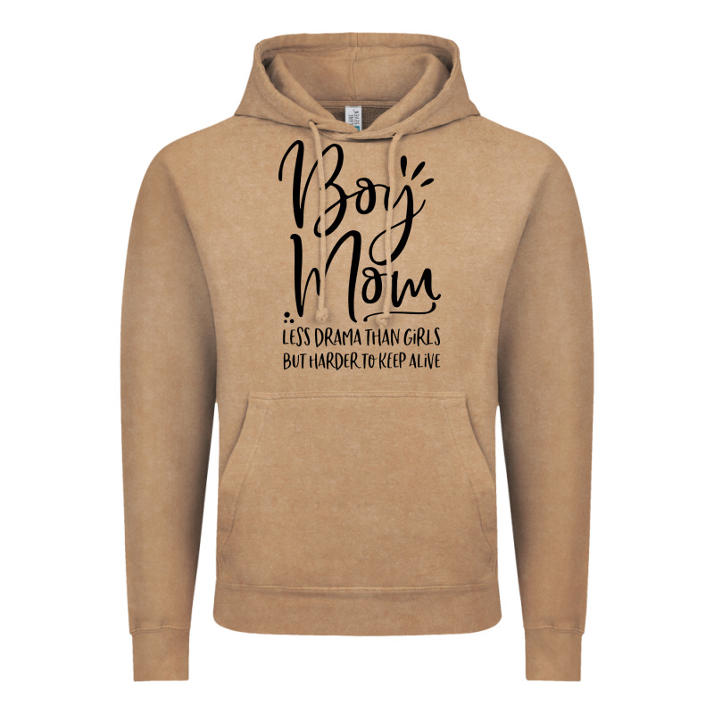 Boy Mom Less Drama Than Girls But Harder To Vintage Hoodie by artisFamous | Teevron