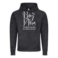 Vintage Black boy mom less drama than girls but harder to Vintage Hoodie - artisFamous
