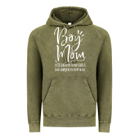Vintage Olive boy mom less drama than girls but harder to Vintage Hoodie - artisFamous