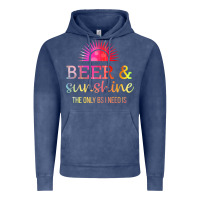Vintage Denim the only bs i need is beer sunshine Vintage Hoodie - artisFamous