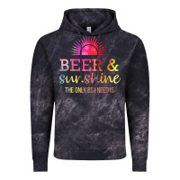 Cloud Black the only bs i need is beer sunshine Vintage Hoodie - artisFamous