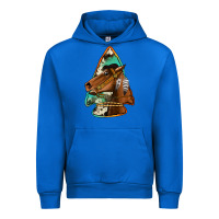 Cobalt horse arrowhead Urban Hoodie - Jasminsmagicworld