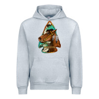 Heather Grey horse arrowhead Urban Hoodie - Jasminsmagicworld