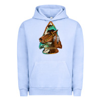 Pigment Grape Ice horse arrowhead Urban Hoodie - Jasminsmagicworld