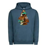 Pigment Midnight Navy horse arrowhead Urban Hoodie - Jasminsmagicworld