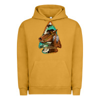 Pigment Peanut Butter horse arrowhead Urban Hoodie - Jasminsmagicworld
