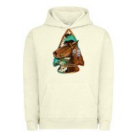 Pigment Pistachio horse arrowhead Urban Hoodie - Jasminsmagicworld