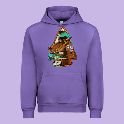 Horse Arrowhead Urban Hoodie Designed By Jasminsmagicworld