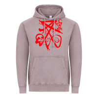 Vintage Zinc lucifer calligraphy 2 Vintage Hoodie - artisFamous