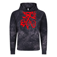 Cloud Black lucifer calligraphy 2 Vintage Hoodie - artisFamous