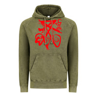 Vintage Olive lucifer calligraphy 2 Vintage Hoodie - artisFamous