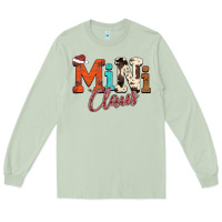Matcha Mini Claus Long Sleeve Tee - CowhideDigitalArt