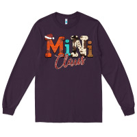 Plum Mini Claus Long Sleeve Tee - CowhideDigitalArt