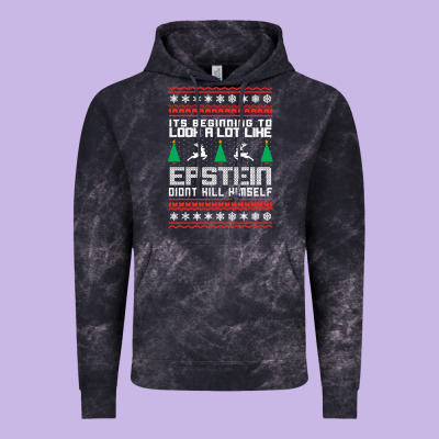 Epstein Didnt Kill Himself Christmas Vintage Hoodie Designed By Artisfamous