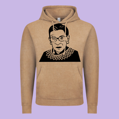 Ruth Bader Ginsburg Vintage Hoodie Designed By Artisfamous