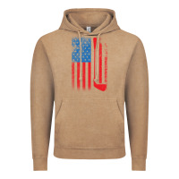 Vintage Coffee Golf with USA Flag Vintage Hoodie - artisFamous