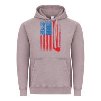 Vintage Zinc Golf with USA Flag Vintage Hoodie - artisFamous