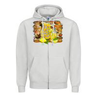 Dove Grey life is short make it sweet Zipper Hoodie - JahusDesignShop