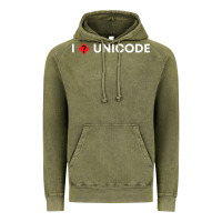 Vintage Olive i � unicode Vintage Hoodie - artisFamous