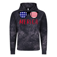 Cloud Black Merica Usa Flag Sunglasses 4th Of July Vintage Hoodie - artisFamous