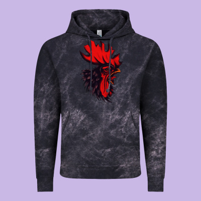 Rooster Vintage Hoodie Designed By Artisfamous