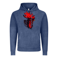 Vintage Denim rooster Vintage Hoodie - artisFamous
