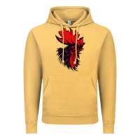 Vintage Mustard rooster Vintage Hoodie - artisFamous
