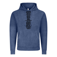 Vintage Denim phonetic alphabet Vintage Hoodie - artisFamous