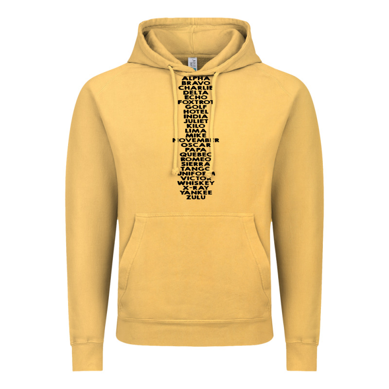 Phonetic Alphabet Vintage Hoodie by artisFamous | Teevron