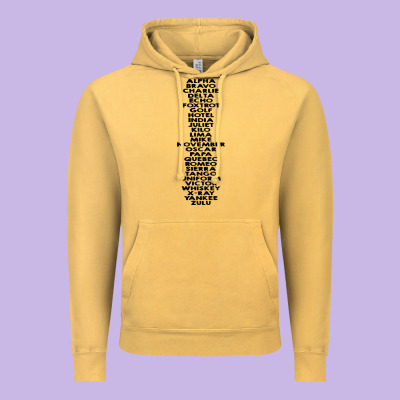 Phonetic Alphabet Vintage Hoodie Designed By Artisfamous