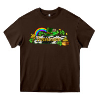 Chocolate Brown Tennessee map St. Patrick's Heavy Core Tee - CowGirlArtShop