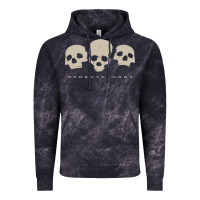 Cloud Black memento mori three skulls Vintage Hoodie - artisFamous