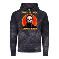 Cloud Black this is my happy face Vintage Hoodie - artisFamous