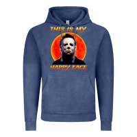 Vintage Denim this is my happy face Vintage Hoodie - artisFamous