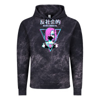 Cloud Black antisocial wave anime Vintage Hoodie - artisFamous