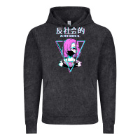 Antisocial Wave Anime Vintage Hoodie | Teevron