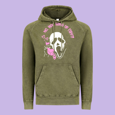Scream Ghost Vintage Hoodie Designed By Artisfamous