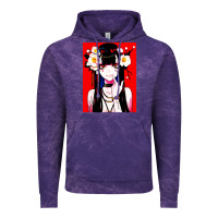 Cloud Purple anime girl japanese Vintage Hoodie - artisFamous