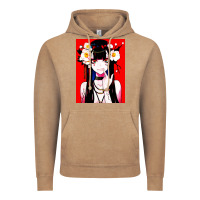 Vintage Coffee anime girl japanese Vintage Hoodie - artisFamous
