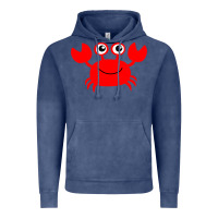 Vintage Denim Red Crab Vintage Hoodie - artisFamous